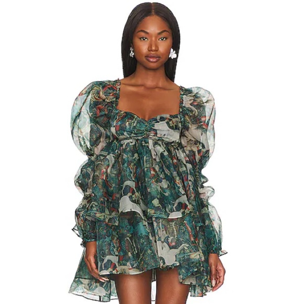 Selkie Dress Moonlight Puff Babydoll — The Unicorn Defends Himself